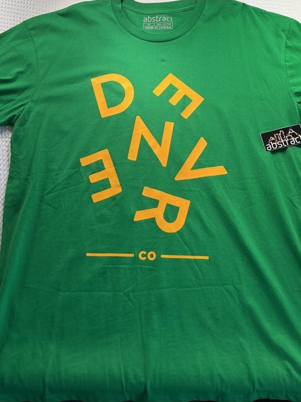 Abstract Streetwear Green Denver Co. Graphic T-Shirt